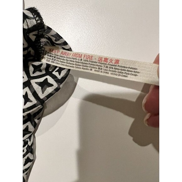 Free People Intimately Free Jolene Bodysuit Black And White Size Small - Picture 5 of 7